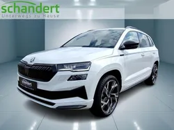 Moonweiß metallic Neu 2025 Skoda Karoq SportLine SUV | 51.300 €