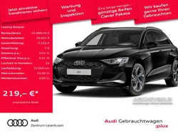 Schwarz Gebraucht 2024 Audi A3 Sportback Advanced Limousine | 32.988 € (Guter Preis)