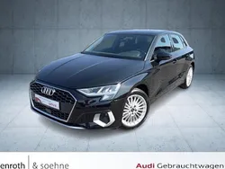 Mythosschwarz metallic Gebraucht 2024 Audi A3 Sportback Advanced Plus Limousine | 29.960 € (Superpreis)
