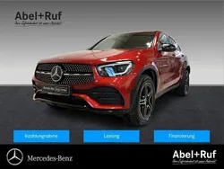 Rot Gebraucht 2020 Mercedes GLC300e AMG Coupé | 45.439 € (Fairer Preis)