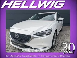 Rhodium white metallic (metallic) Gebraucht 2024 Mazda 6 Exclusive Limousine | 28.980 € (Superpreis)