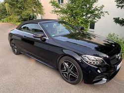 Schwarz Gebraucht 2020 Mercedes C200 AMG Cabrio | 31.490 € (Fairer Preis)