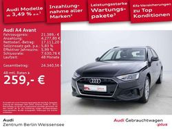 Mythosschwarz metallic Gebraucht 2021 Audi A4 Design Kombi | 21.389 € (Superpreis)