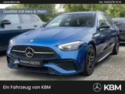 Lack spektralblau Gebraucht 2023 Mercedes C300 AMG Kombi | 39.420 € (Teuer)