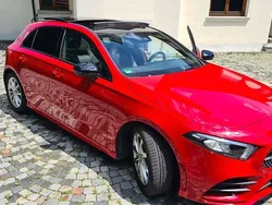 Rot Gebraucht 2018 Mercedes A200 AMG line Limousine | 26.990 € (Fairer Preis)