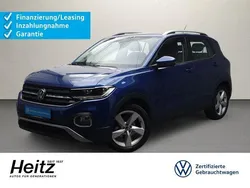 Reef blue metallic Gebraucht 2023 VW T-Cross Style SUV | 23.990 € (Guter Preis)