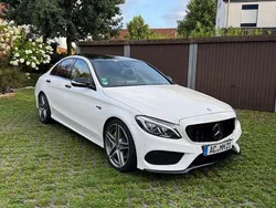Weiß Gebraucht 2015 Mercedes C400 AMG line Limousine | 24.500 € (Etwas zu teuer)