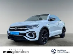 Pure white Gebraucht 2022 VW T-Roc Cabriolet R-line Cabrio | 27.880 € (Guter Preis)