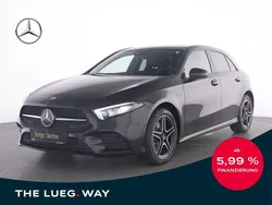 Schwarz metalliclack kosmossch Gebraucht 2021 Mercedes A250 AMG Limousine | 28.885 € (Fairer Preis)