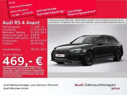 Mythosschwarz metallic Gebraucht 2022 Audi RS4 Ambiente Kombi | 71.489 € (Teuer)