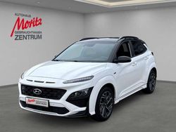 Atlas white / phantom black ro Gebraucht 2021 Hyundai Kona N Line SUV | 19.450 € (Teuer)