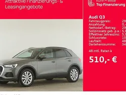 Grau Gebraucht 2021 Audi Q3 Basis SUV | 29.789 € (Etwas zu teuer)