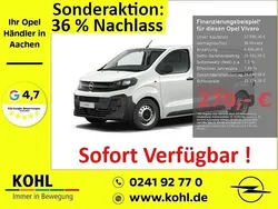 Weiß Neu 2025 Opel Vivaro Van | 27.590 € (Guter Preis)