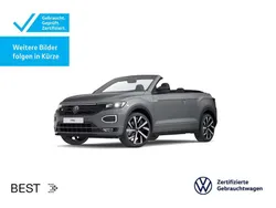 Mondsteingrau/schwarz Gebraucht 2021 VW T-Roc Cabriolet R-line Edition Cabrio | 27.999 € (Fairer Preis)