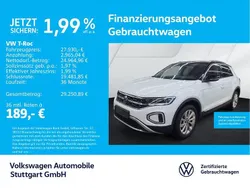 Pure white/schwarz Gebraucht 2024 VW T-Roc Style SUV | 27.930 € (Guter Preis)