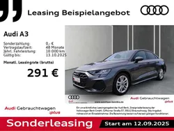 Grau Gebraucht 2024 Audi A3 S-Line Limousine | 33.827 € (Guter Preis)