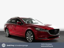 Soul red crystal metallic Gebraucht 2023 Mazda 6 Exclusive-Line Kombi | 29.850 € (Superpreis)