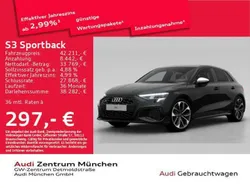 Mythosschwarz metallic Gebraucht 2023 Audi S3 Sport Limousine | 42.211 € (Fairer Preis)