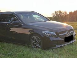 Schwarz Gebraucht 2018 Mercedes C200 AMG line Kombi | 14.500 €
