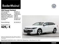 Pure white Gebraucht 2025 VW Passat Business Kombi | 38.430 € (Guter Preis)