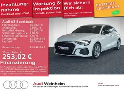 Weiß Gebraucht 2022 Audi A3 Sportback e-tron S-Line Limousine | 26.792 € (Guter Preis)
