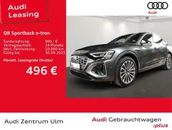 Daytonagrau perleffekt Gebraucht 2024 Audi Q8 e-tron S-Line SUV | 63.420 € (Teuer)