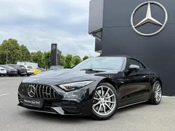 Schwarzlack obsidianschwarz Gebraucht 2024 Mercedes SL43 AMG Premium Plus Cabrio | 109.950 € (Fairer Preis)