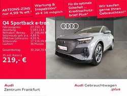 Kieselgrau Gebraucht 2022 Audi Q4 Sportback e-tron Basis SUV | 27.350 € (Fairer Preis)