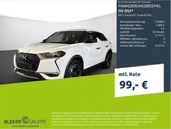 Polar weiß Gebraucht 2022 DS Automobiles DS3 Crossback E-Tense So Chic SUV | 17.780 € (Fairer Preis)