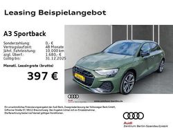 Grün Neu 2025 Audi A3 Sportback S-Line Kleinwagen | 35.998 € (Guter Preis)