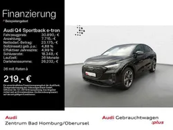 Mythosschwarz metallic Gebraucht 2022 Audi Q4 e-tron SUV | 30.890 € (Fairer Preis)