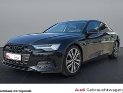 Schwarz (schwarz (mythosschwarz metallic)) Gebraucht 2024 Audi A6 Advanced Plus Limousine | 59.939 €
