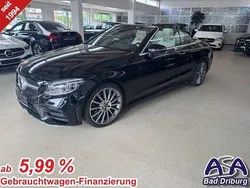 Obsidianschwarz Gebraucht 2021 Mercedes C300 AMG line Cabrio | 44.990 € (Fairer Preis)