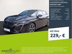 Schwarz Gebraucht 2023 Peugeot 308 GT Limousine | 23.290 € (Fairer Preis)
