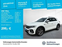Pure white Gebraucht 2023 VW T-Roc R-line SUV | 25.890 € (Teuer)