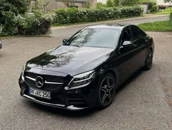 Schwarz Gebraucht 2018 Mercedes C180 AMG line Limousine | 24.000 € (Guter Preis)
