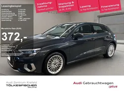 Manhattangrau (metallic) Gebraucht 2022 Audi A3 Sportback Advanced Plus Limousine | 27.159 € (Fairer Preis)