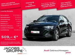 Mythosschwarz metallic Gebraucht 2024 Audi Q8 e-tron S-Line SUV | 57.970 € (Etwas zu teuer)