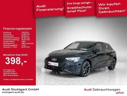 Mythosschwarz metallic Gebraucht 2022 Audi A3 Sportback e-tron S-Line Limousine | 32.930 € (Etwas zu teuer)