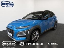 Blue lagoon / phantom black / Gebraucht 2018 Hyundai Kona Premium SUV | 20.990 € (Teuer)