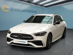 Weiß Gebraucht 2024 Mercedes C300e Kombi | 46.599 € (Etwas zu teuer)