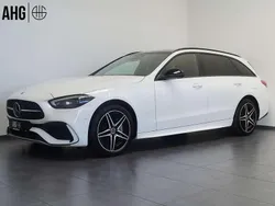 Weiß Gebraucht 2023 Mercedes C300e AMG line Kombi | 36.990 € (Fairer Preis)
