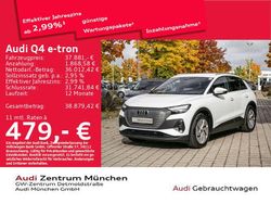 Gletscherweiß metallic Gebraucht 2023 Audi Q4 e-tron Comfort SUV | 37.881 €