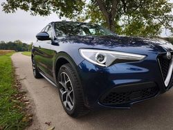 Blau Gebraucht 2018 Alfa Romeo Stelvio Lusso SUV | 28.200 € (Guter Preis)