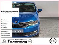 Blau (metallic) Gebraucht 2018 Skoda Rapid Clever Limousine | 9.890 € (Fairer Preis)