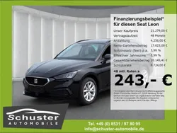 Mitternachtsschwarz Gebraucht 2024 Seat Leon ST Kombi | 21.279 € (Superpreis)