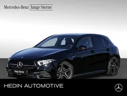 Schwarz Gebraucht 2021 Mercedes A180 AMG Limousine | 23.900 € (Fairer Preis)