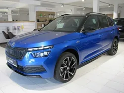 Raceblau metallic / dach schw Gebraucht 2023 Skoda Kamiq Monte Carlo SUV | 30.990 € (Teuer)