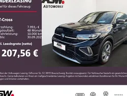 Schwarz Neu 2025 VW T-Cross R-line SUV | 36.360 € (Teuer)