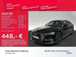 Mythosschwarz metallic Gebraucht 2021 Audi A8 Ambiente Limousine | 50.491 € (Superpreis)
